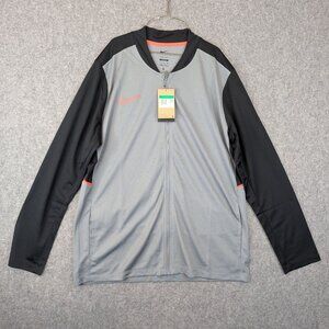 Nike Dri-Fit Soccer Track Warm-Up Suit Men's XL Gray & Black HJ3773-065